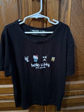 Hello Kitty X Forever 21 Cropped Tee Shirt